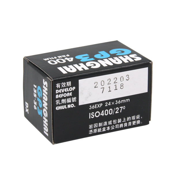 Shanghai GP3 Black&White 35mm Film 36 EXP ISO100/400